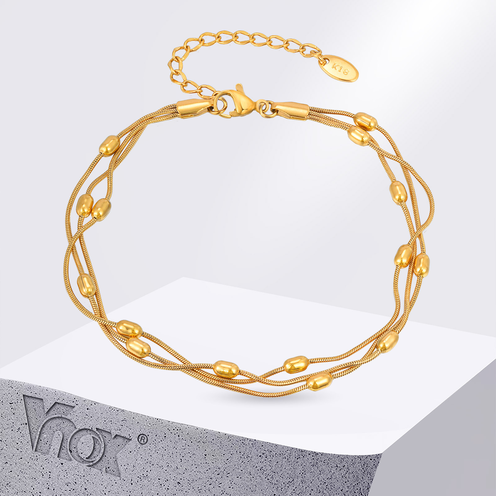 Jc Jewelry & Watches Photos - Vnox Summer Stainless Steel Three-layer Snake