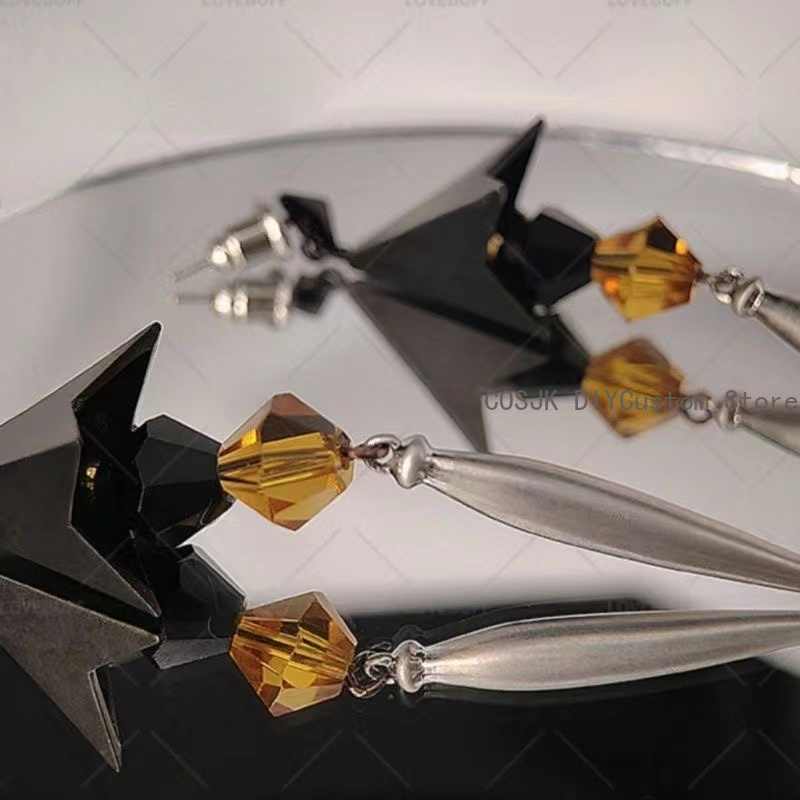 Game Genshin Impact Zhongli Co - Drop Earrings ulasan dan harga