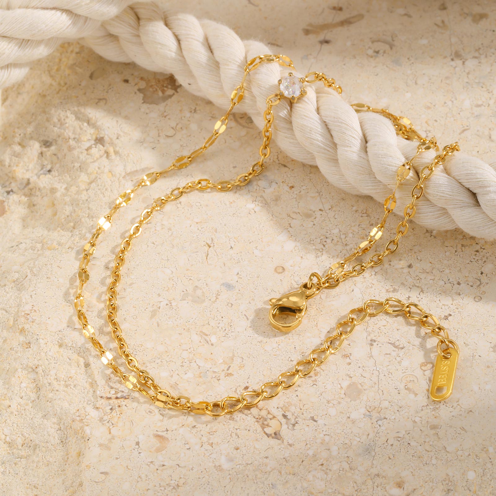 Waterproof Layered Anklet Brac - Jc Jewelry & Watches Photos ulasan dan harga