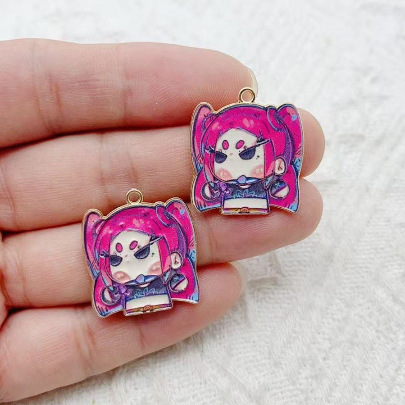10pcs Cartoon Anime Pendant Oi - Drop Earrings ulasan dan harga