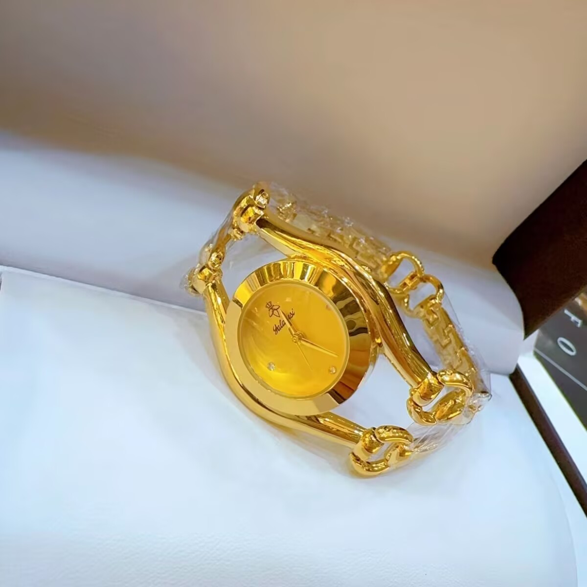 New French Dubai 24K Gold Plat - Jewelry With Watches ulasan dan harga