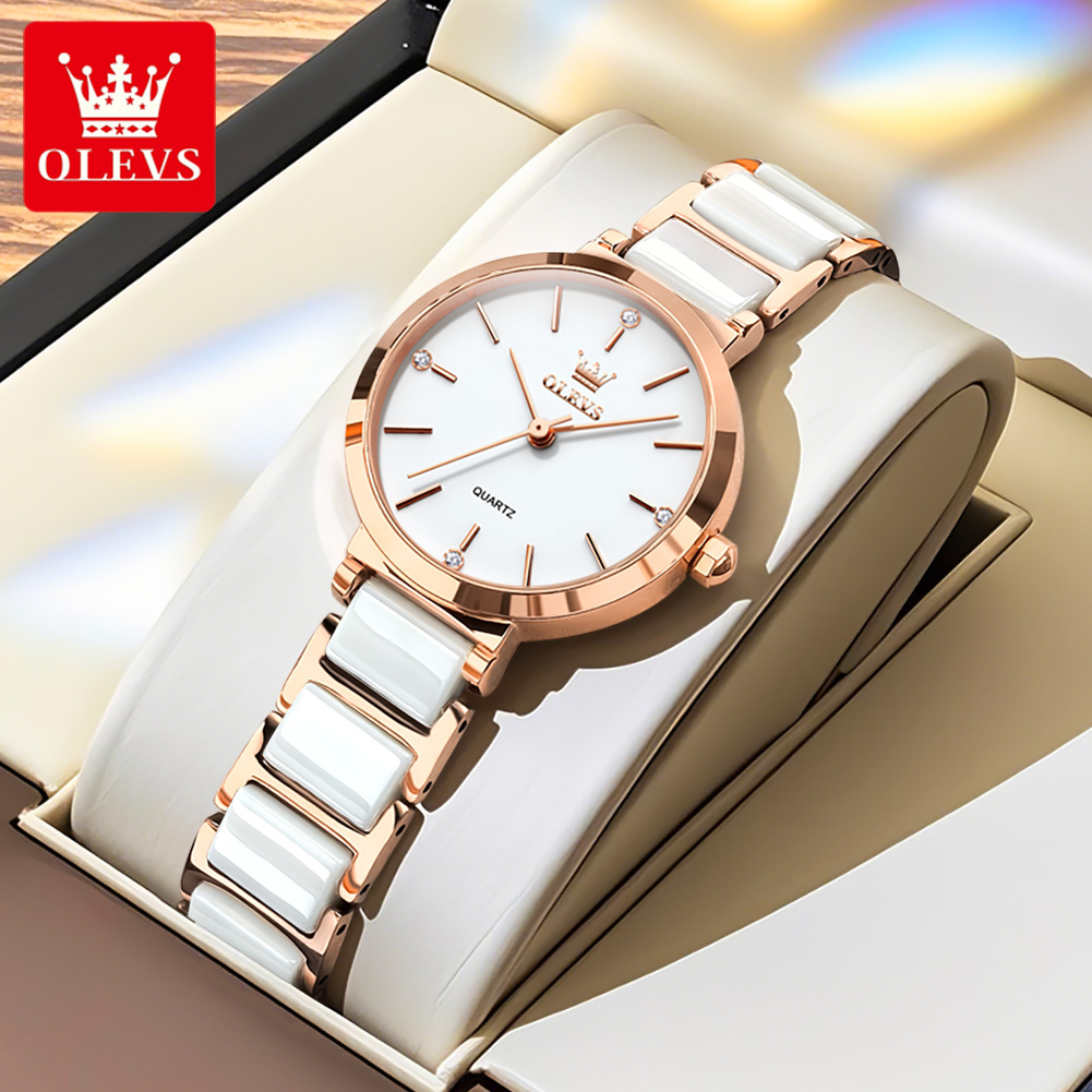 OLEVS Women Watch 5877 Luxury  - Jewelry Watches For Women ulasan dan harga