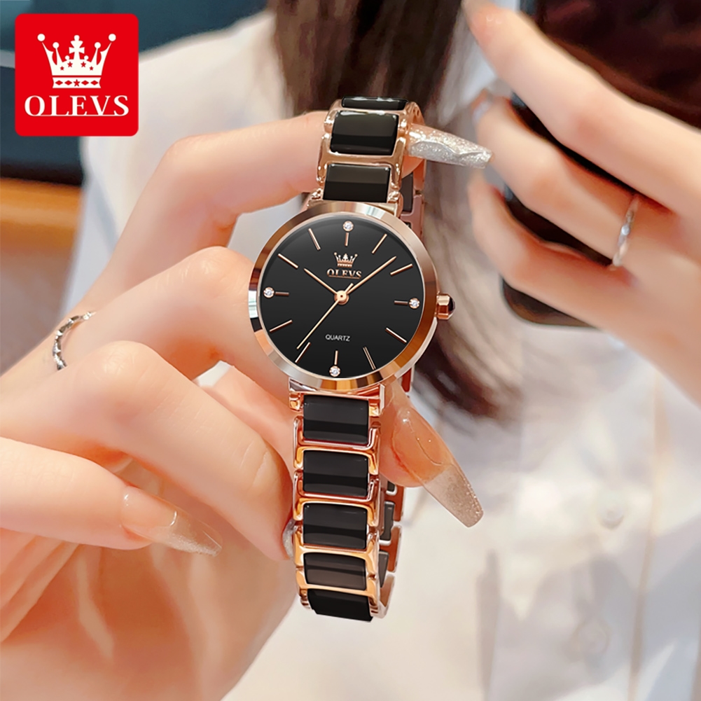 OLEVS Women Watch 5877 Luxury  - Jewelry Watches For Women ulasan dan harga