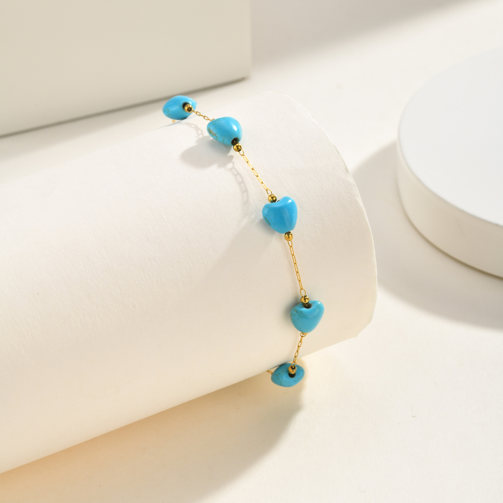 Turquoise Heart Anklet, Women' - Jc Jewelry & Watches Photos ulasan dan harga