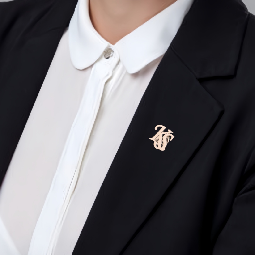 Personalized Initials Jacket L - Vintage Brooch Pin ulasan dan harga