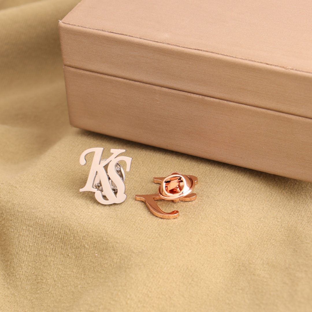 Personalized Initials Jacket L - Vintage Brooch Pin ulasan dan harga