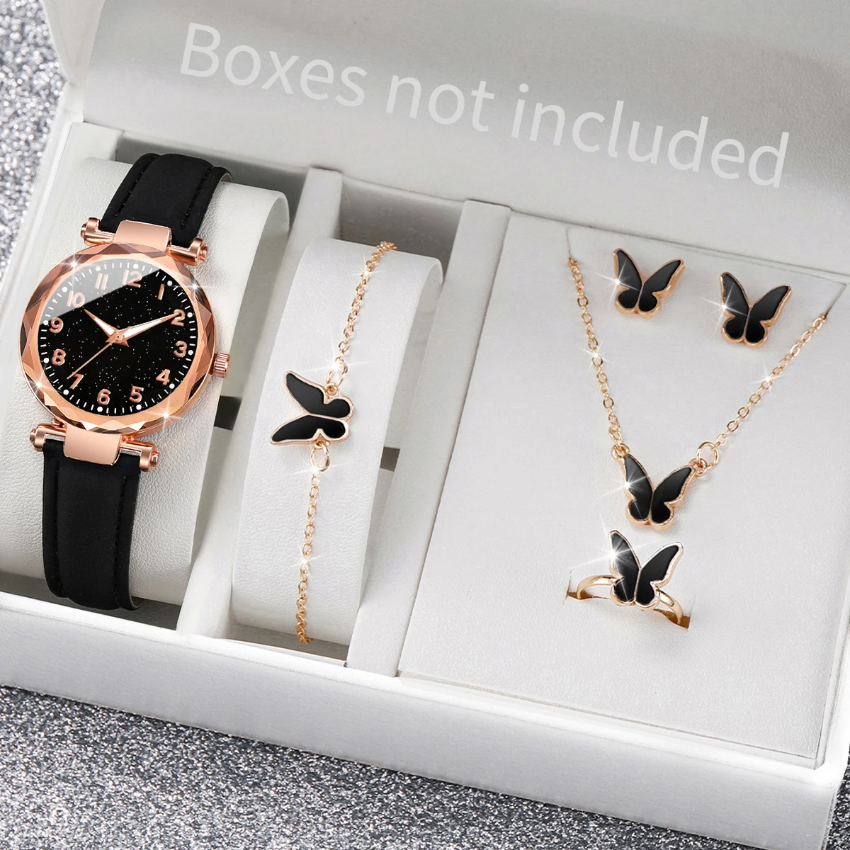 5/6PCS Fashion Women Watches C - Mystery Jewelry Jar Watches ulasan dan harga