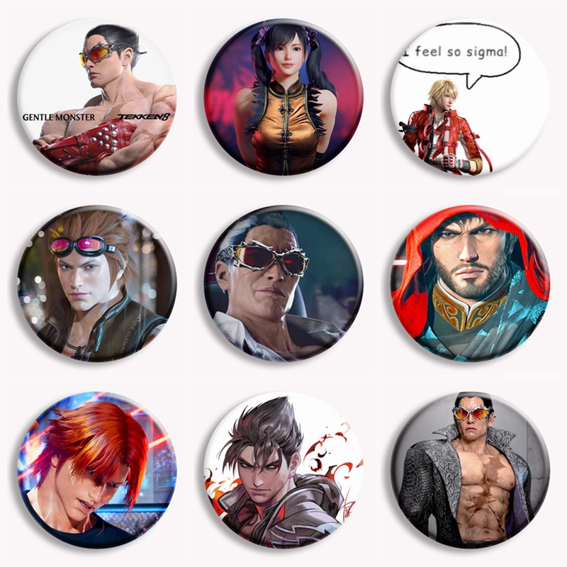 Hot Game Tekken 8 Character An - Vintage Brooch Pin ulasan dan harga