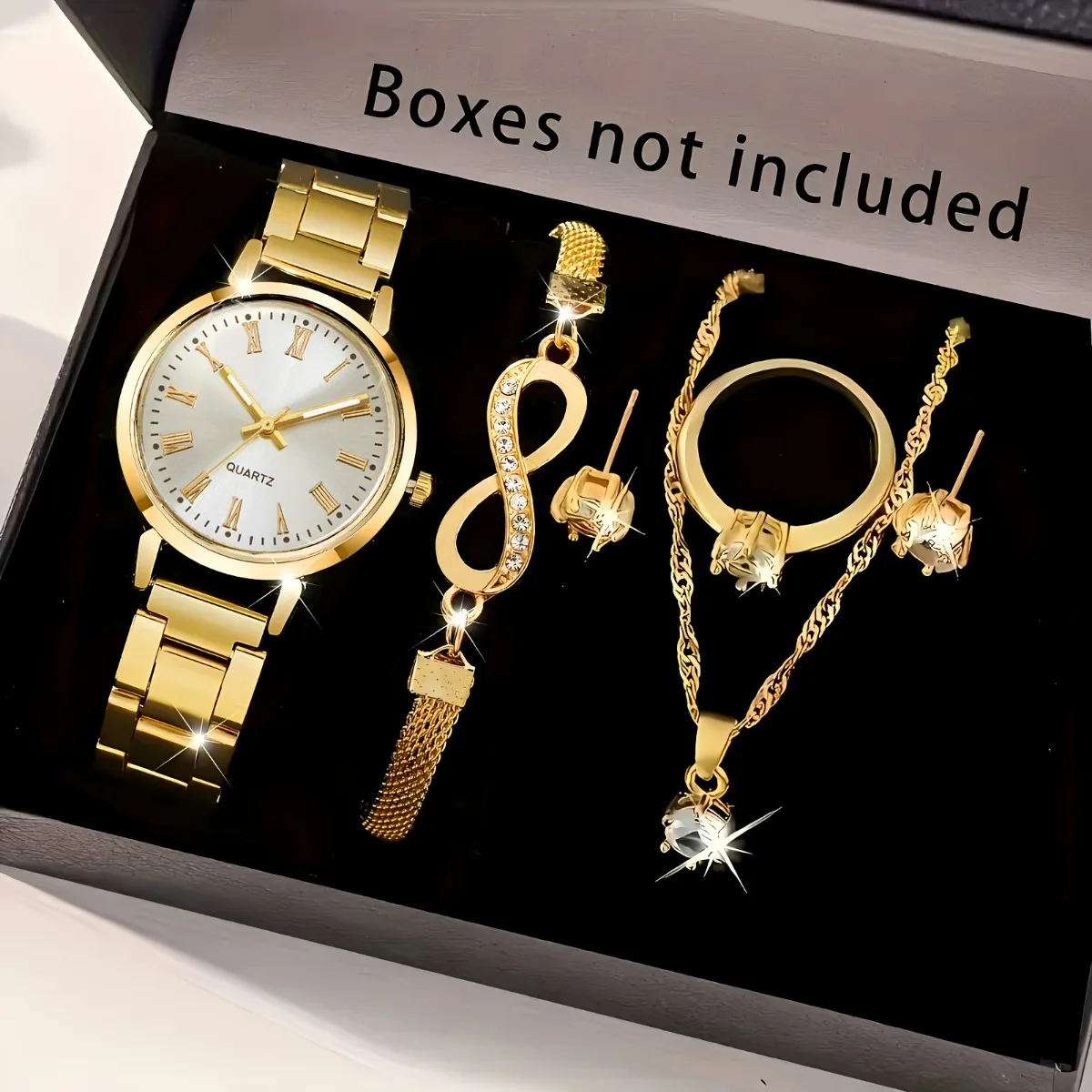 20266pcs/set Elegant Women Qua - Mystery Jewelry Jar Watches ulasan dan harga