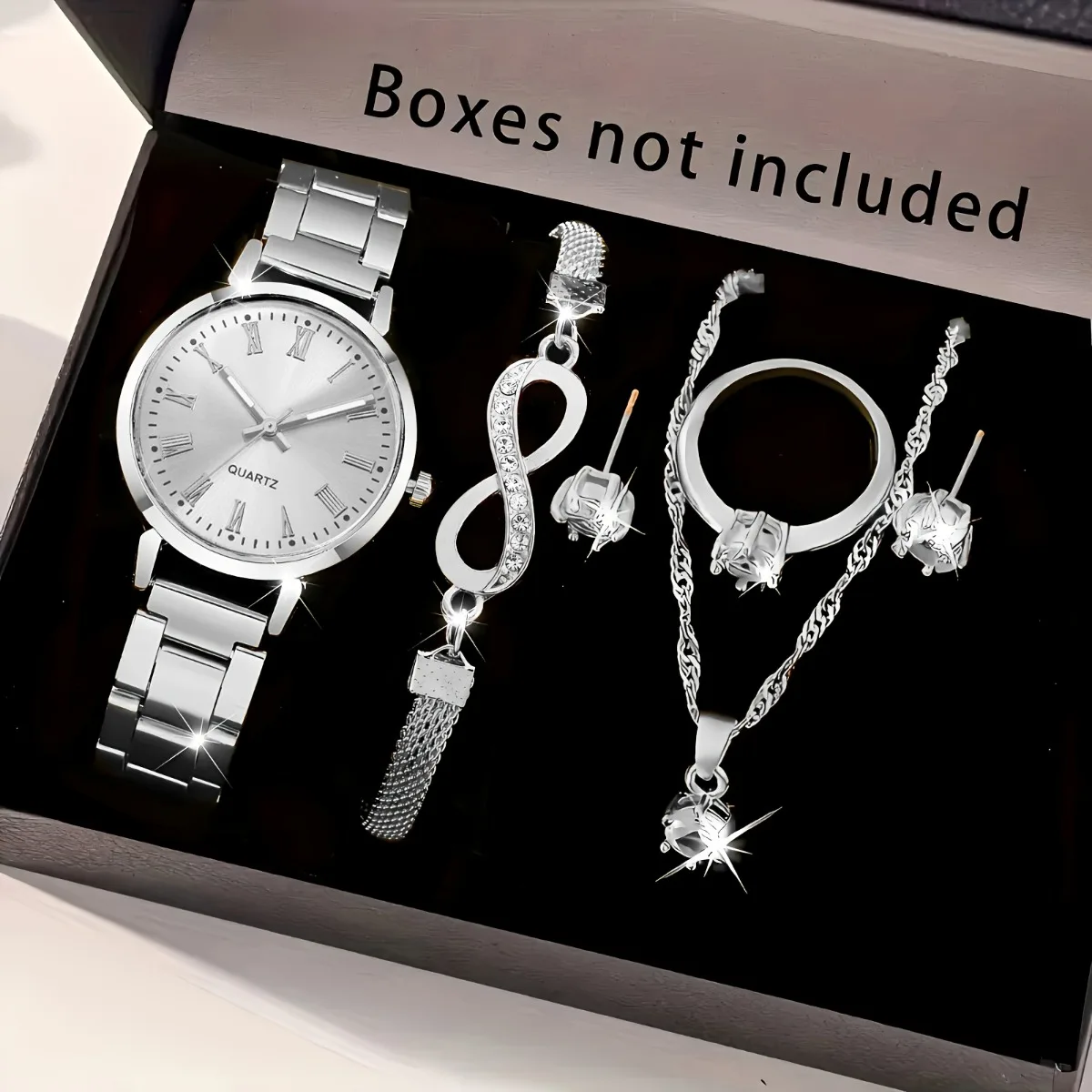 20266pcs/set Elegant Women Qua - Mystery Jewelry Jar Watches ulasan dan harga