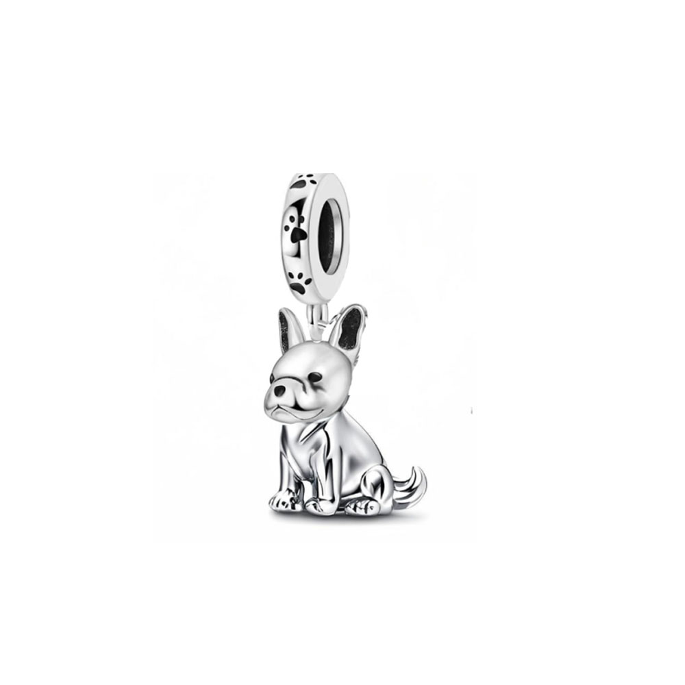 Shiny Zircon Puppy Wolf Charms - Wolf Jewelry & Watches Tampa Reviews ulasan dan harga