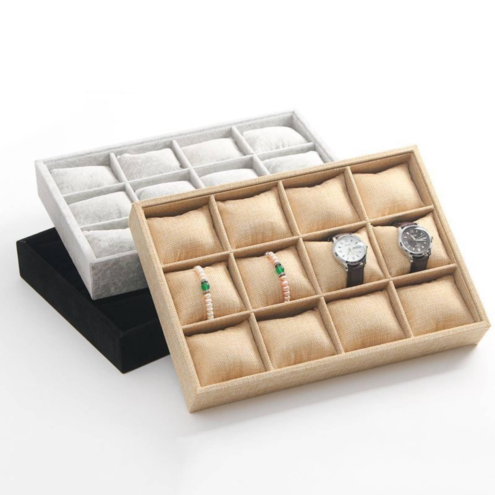 Fabric Jewelry Holder Open Top - Jewelry With Watches ulasan dan harga