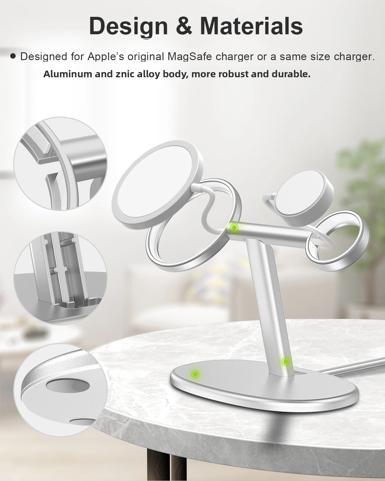 EWA 2-in-1 Desktop Phone Stand - Watches & Jewelry Lvmh ulasan dan harga
