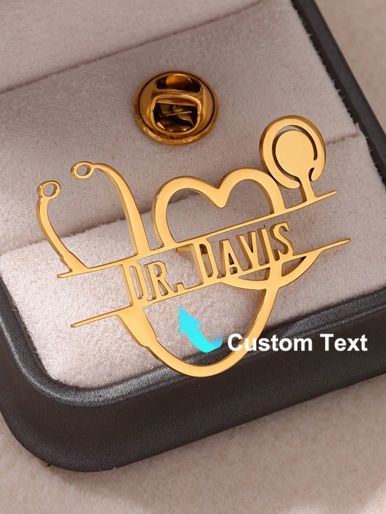 Personalized Vintage Stethosco - Vintage Brooch Pin ulasan dan harga