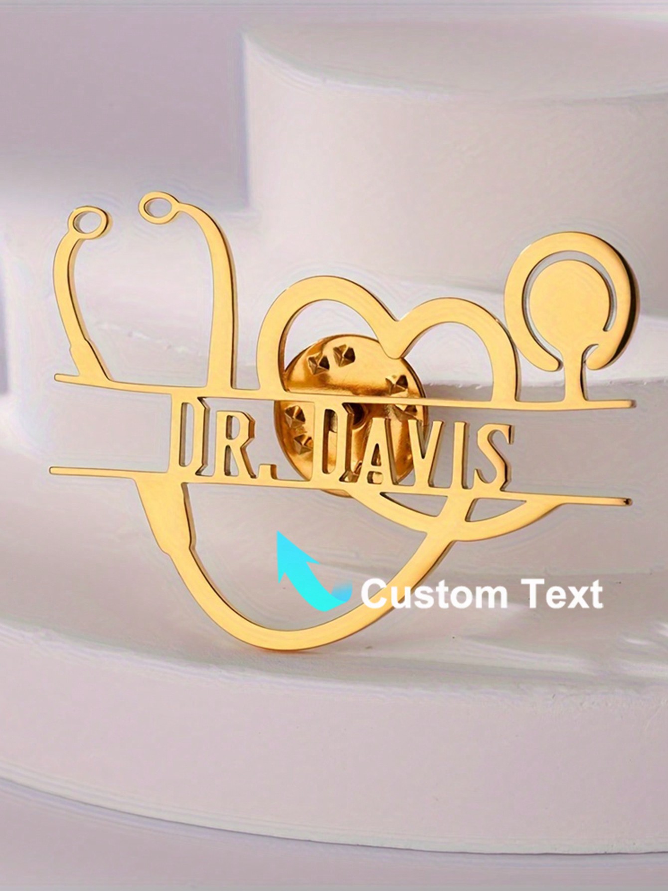 Personalized Vintage Stethosco - Vintage Brooch Pin ulasan dan harga