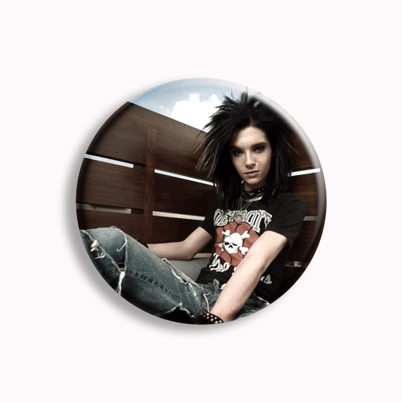Rock Band Tokio Hotel Kaulitz  - Vintage Brooch Pin ulasan dan harga