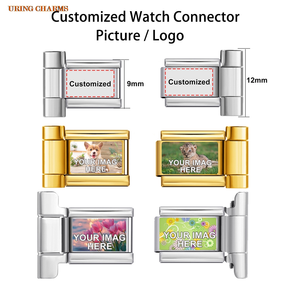 1 pair Picture Logo Customized - Jewelry Watches For Women ulasan dan harga