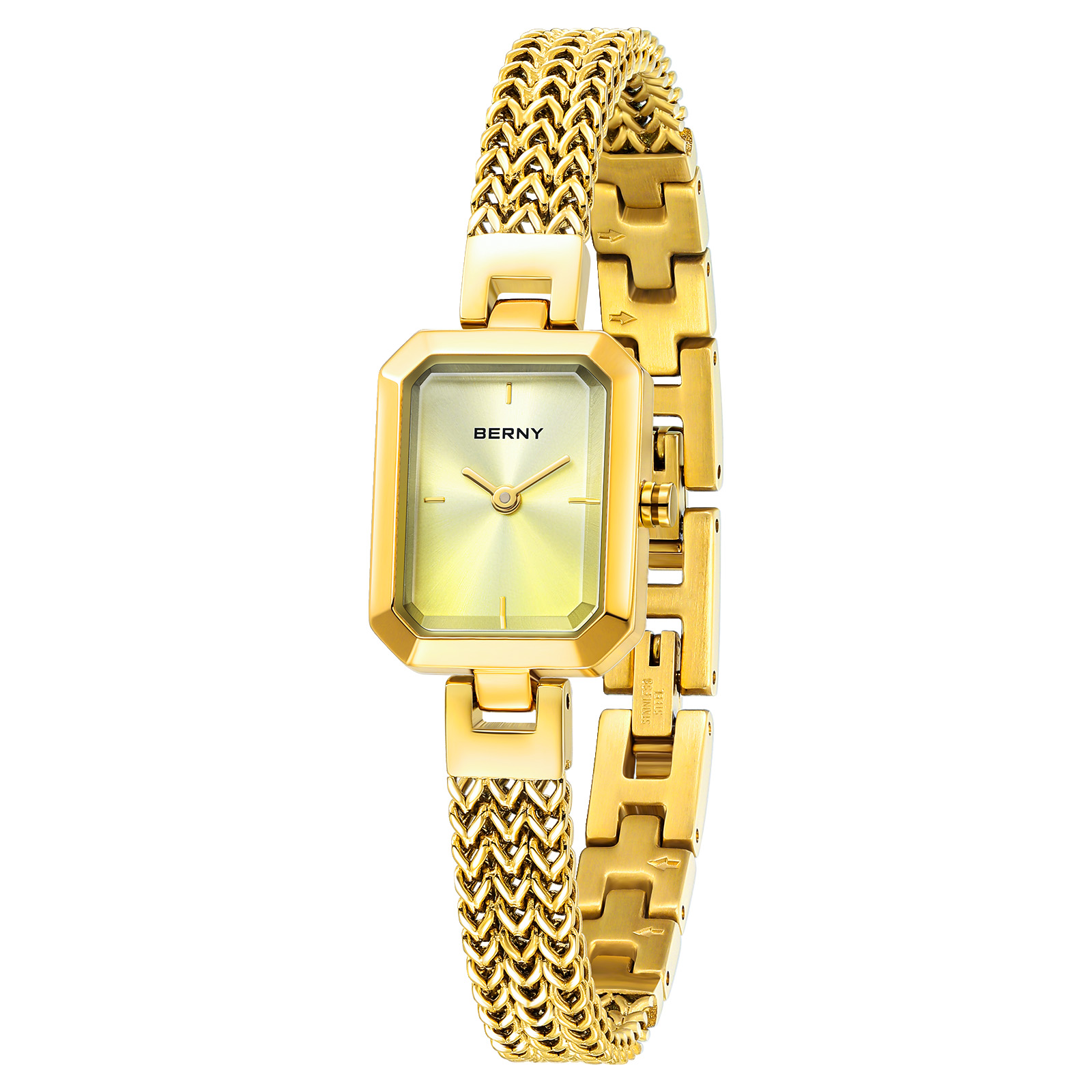 BERNY Gold Watch for Women Min - Mystery Jewelry Jar Watches ulasan dan harga