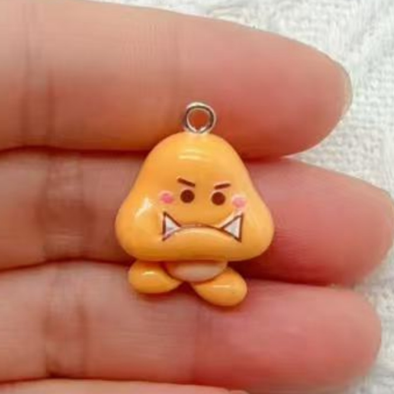 10pcs resin cartoon pendant, D - Drop Earrings ulasan dan harga