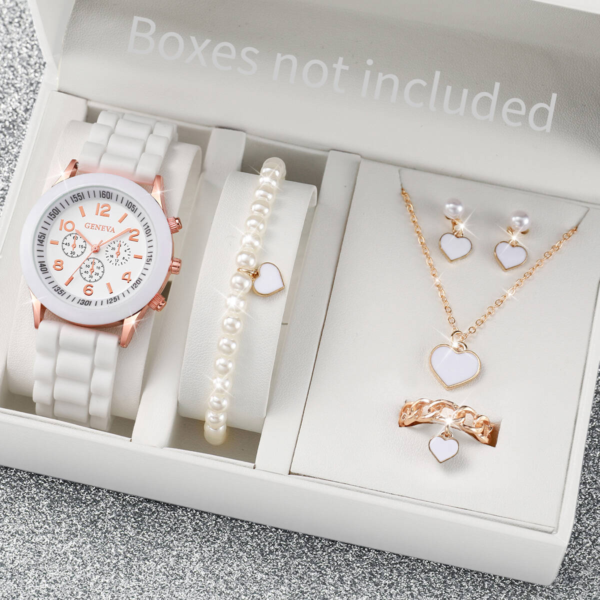 5/6PCS Fashion Women Watches J - Mystery Jewelry Jar Watches ulasan dan harga