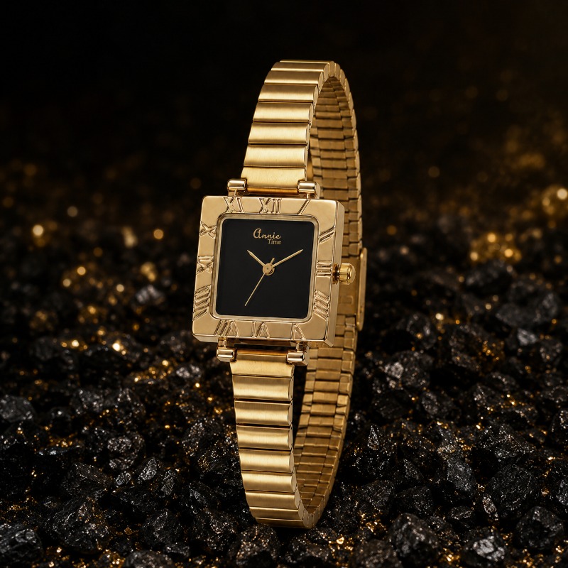 Luxury Gold Square Ladies Quar - Jewelry Watches For Kids ulasan dan harga