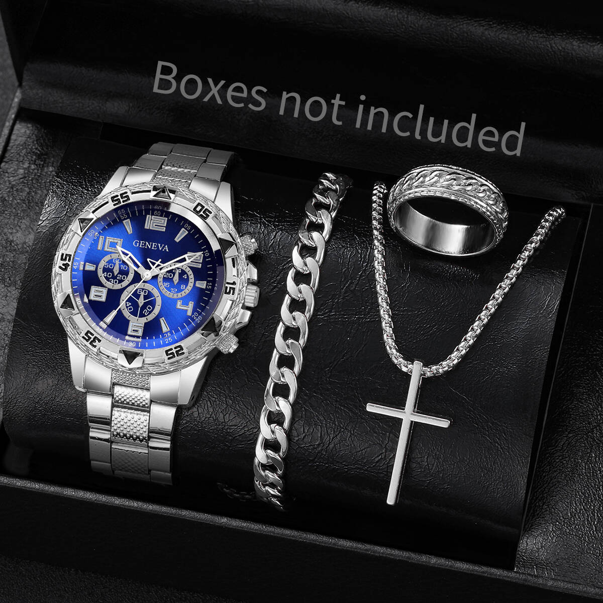 4PCS/Set Fashion Men Business  - Mystery Jewelry Jar Watches ulasan dan harga