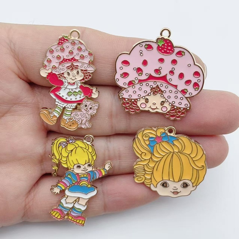 10pcs Cute Little Girl Enamel  - Drop Earrings ulasan dan harga