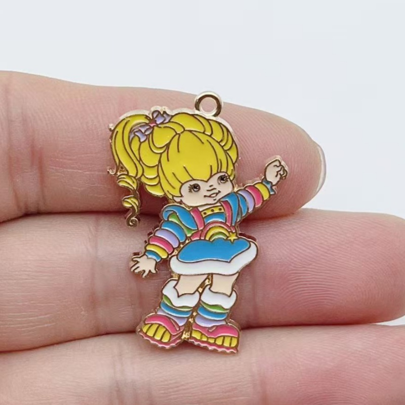 10pcs Cute Little Girl Enamel  - Drop Earrings ulasan dan harga