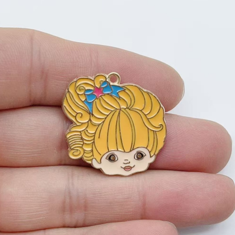 10pcs Cute Little Girl Enamel  - Drop Earrings ulasan dan harga