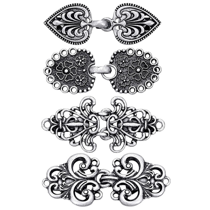 4 Pieces Vintage Sweater Swirl - Vintage Brooch Pin ulasan dan harga